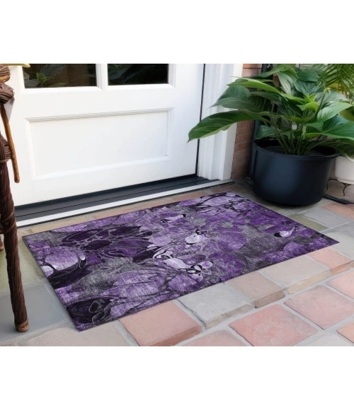 Chantille ACN558 Purple 1'8" x 2'6" Rug