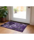 Chantille ACN558 Purple 1'8" x 2'6" Rug