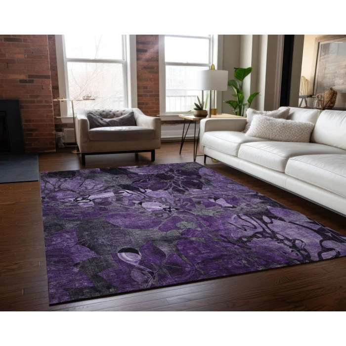 Chantille ACN558 Purple 8' x 10' Rug