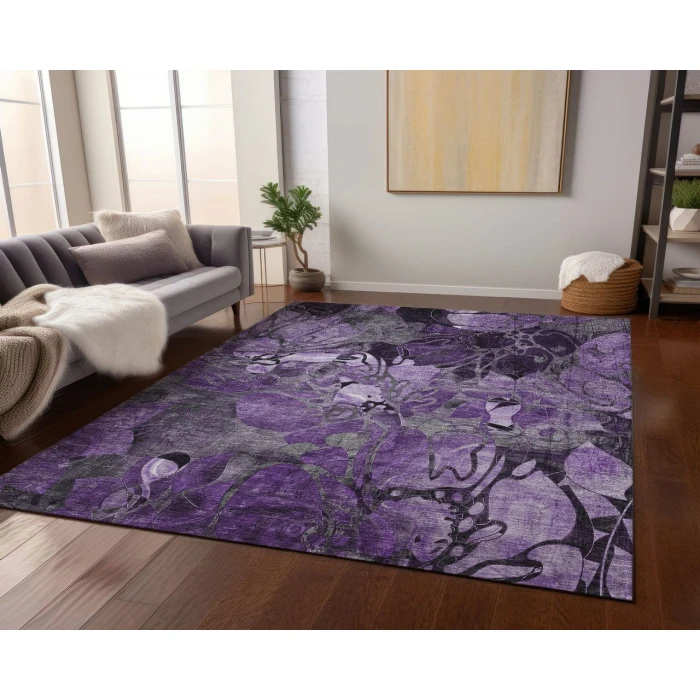 Chantille ACN558 Purple 8' x 10' Rug