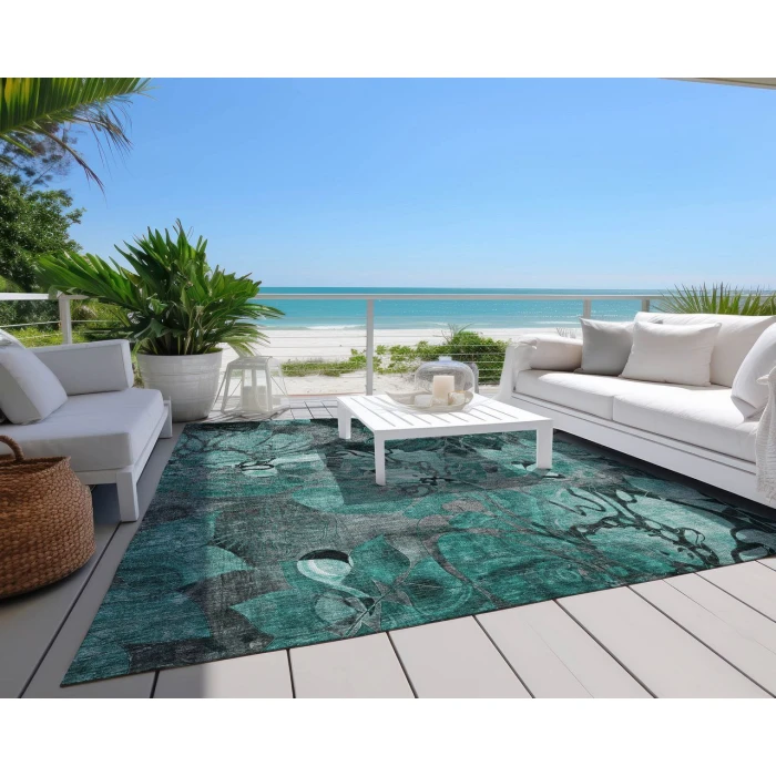 Chantille ACN558 Teal 8' x 10' Rug