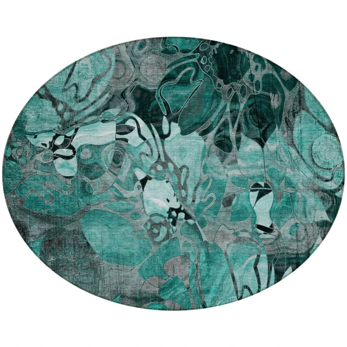 Chantille ACN558 Teal 8' x 8' Rug