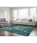 Chantille ACN558 Teal 5' x 7'6" Rug