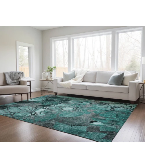 Chantille ACN558 Teal 5' x 7'6" Rug