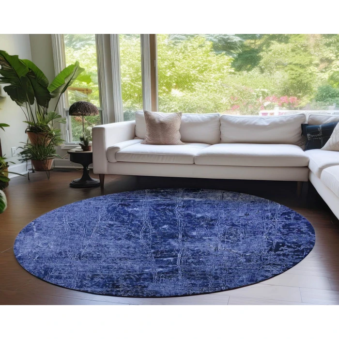 Chantille ACN559 Navy 8' x 8' Rug
