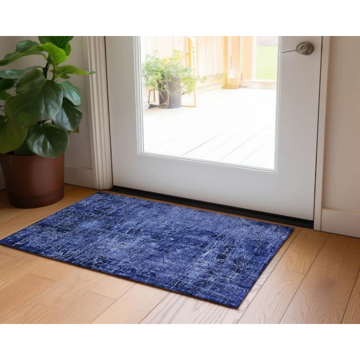 Chantille ACN559 Navy 1'8" x 2'6" Rug