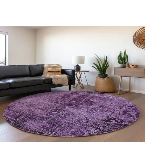 Chantille ACN559 Purple 8' x 8' Rug