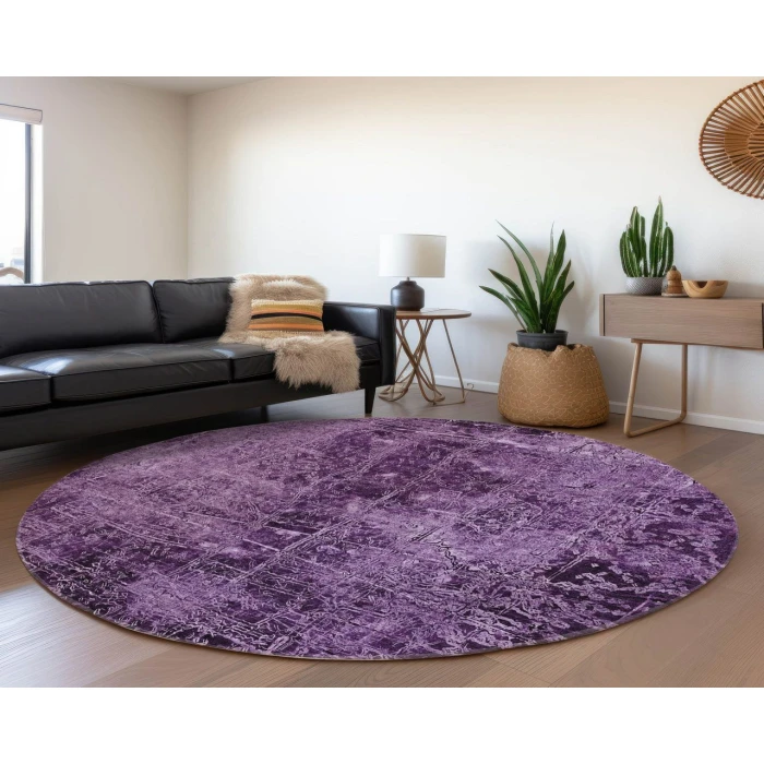 Chantille ACN559 Purple 8' x 8' Rug