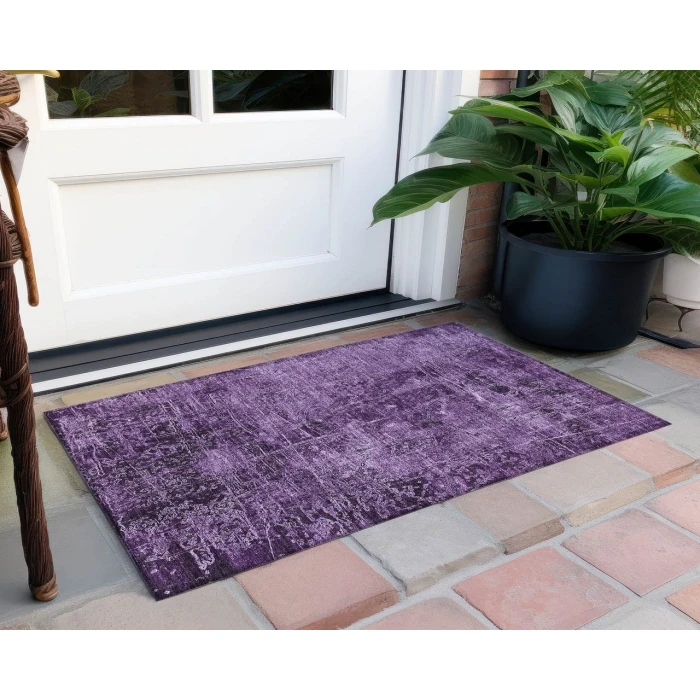Chantille ACN559 Purple 1'8" x 2'6" Rug
