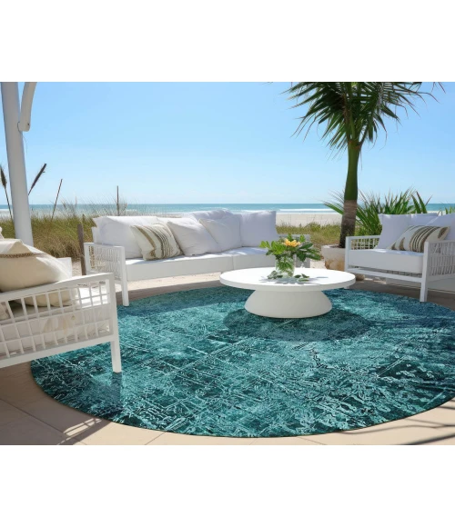 Chantille ACN559 Teal 8' x 8' Rug