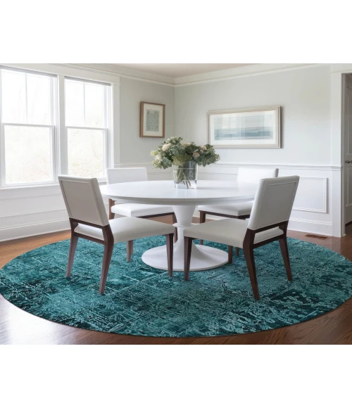 Chantille ACN559 Teal 8' x 8' Rug