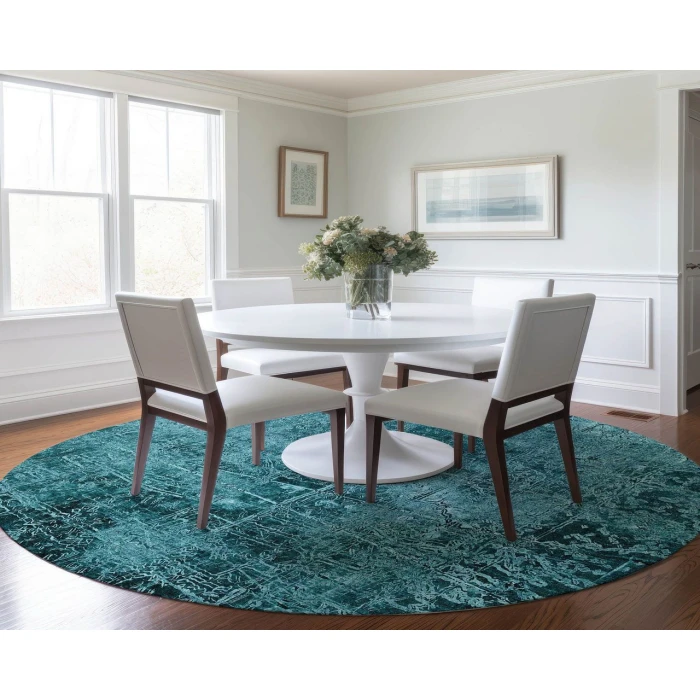 Chantille ACN559 Teal 8' x 8' Rug