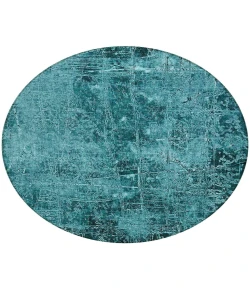Addison Chantille ACN559 Teal 8 ft. x 8 ft. Round Rug