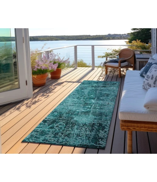 Chantille ACN559 Teal 2'3" x 7'6" Rug