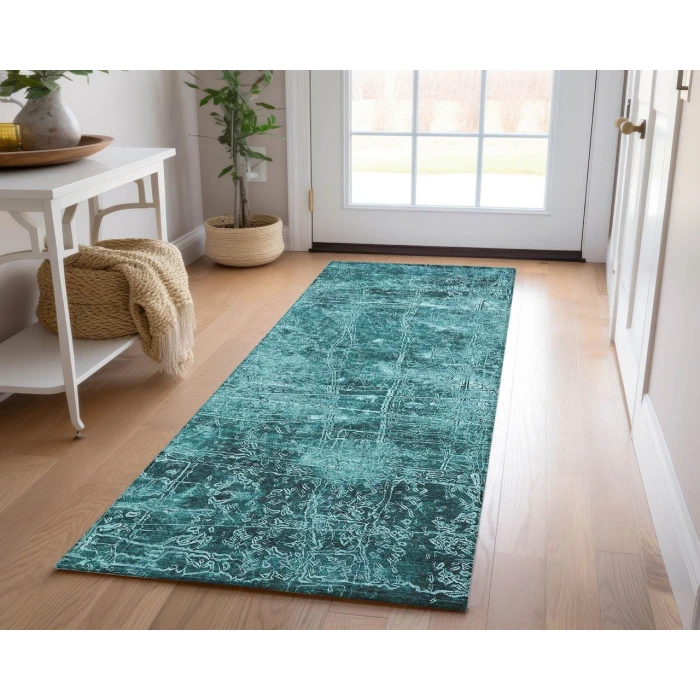 Chantille ACN559 Teal 2'3" x 7'6" Rug