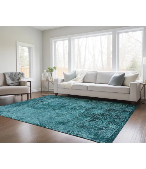 Chantille ACN559 Teal 5' x 7'6" Rug