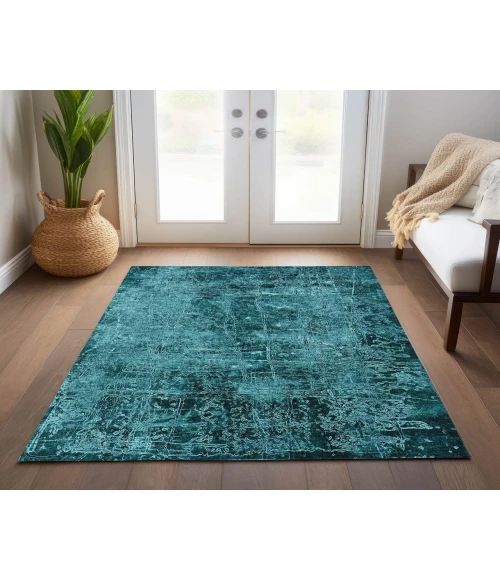 Chantille ACN559 Teal 5' x 7'6" Rug