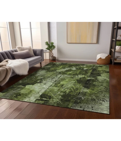 Chantille ACN560 Green 3' x 5' Rug