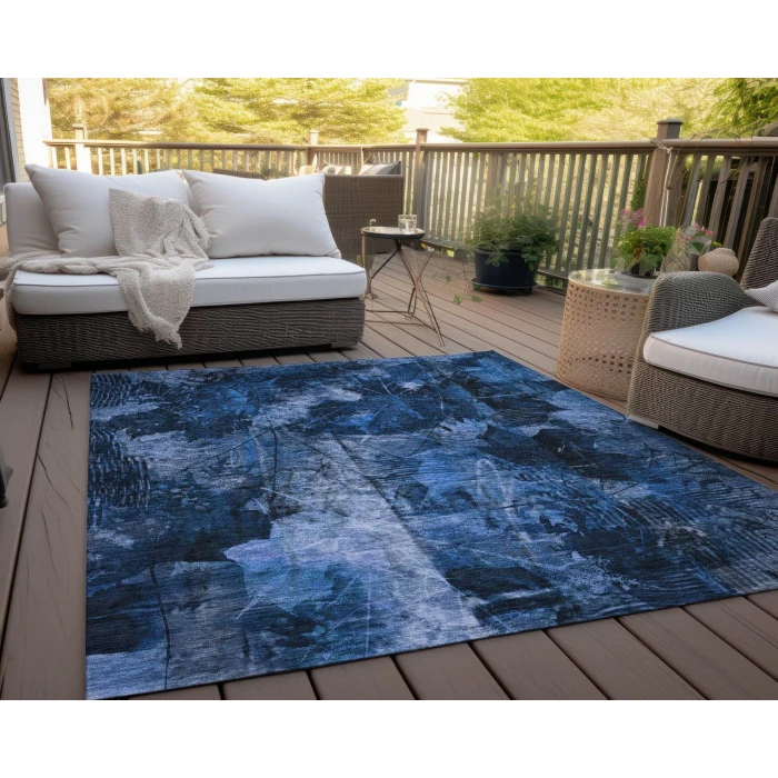 Chantille ACN560 Navy 3' x 5' Rug