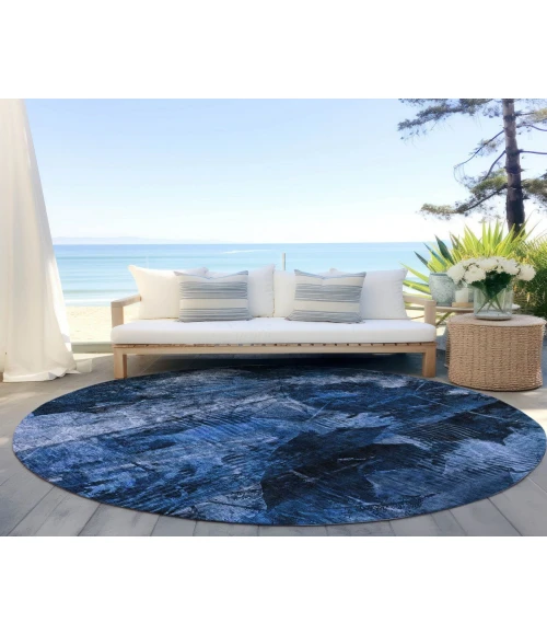 Chantille ACN560 Navy 8' x 8' Rug