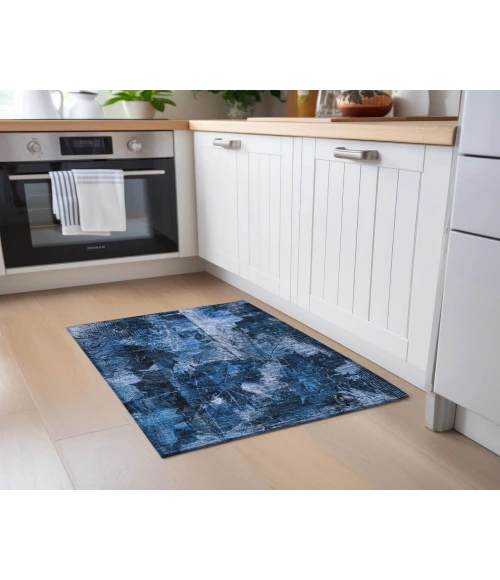 Chantille ACN560 Navy 1'8" x 2'6" Rug
