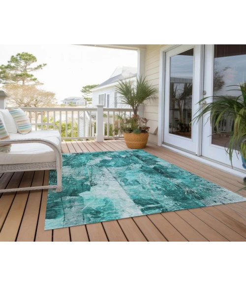 Chantille ACN560 Teal 5' x 7'6" Rug