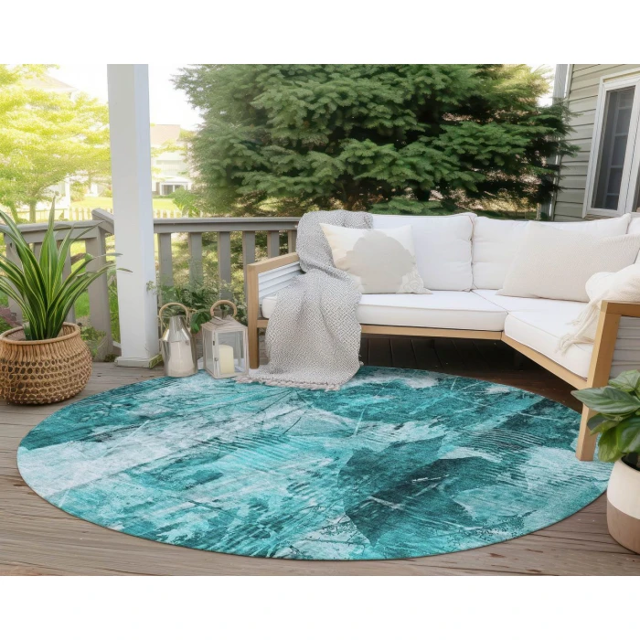 Chantille ACN560 Teal 8' x 8' Rug