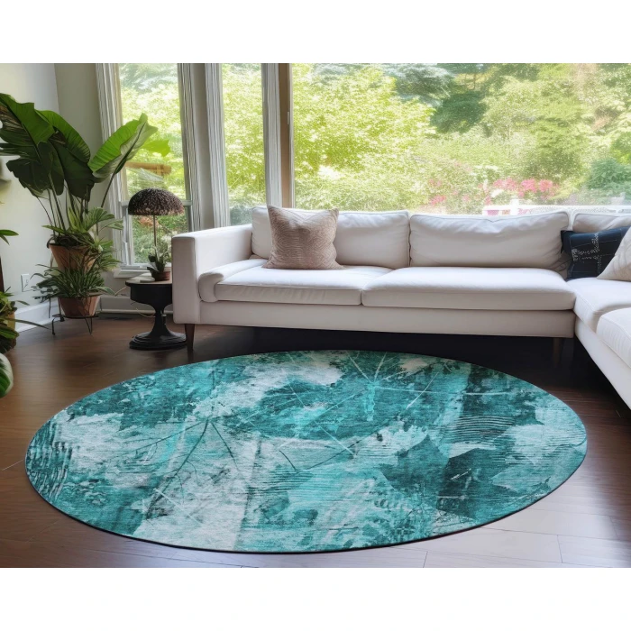 Chantille ACN560 Teal 8' x 8' Rug