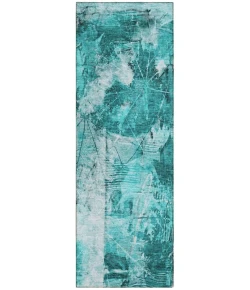 Addison Chantille ACN560 Teal 2 ft. 3 in. x 7 ft. 6 in. Runner Rug