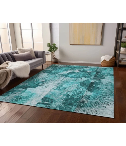 Chantille ACN560 Teal 5' x 7'6" Rug