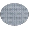 Addison Chantille ACN561 Denim 8 ft. x 8 ft. Round Rug