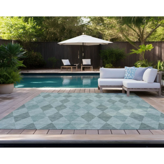 Chantille ACN561 Teal 2'6" x 3'10" Rug