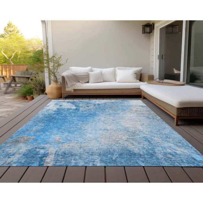 Chantille ACN562 Blue 2'6" x 3'10" Rug