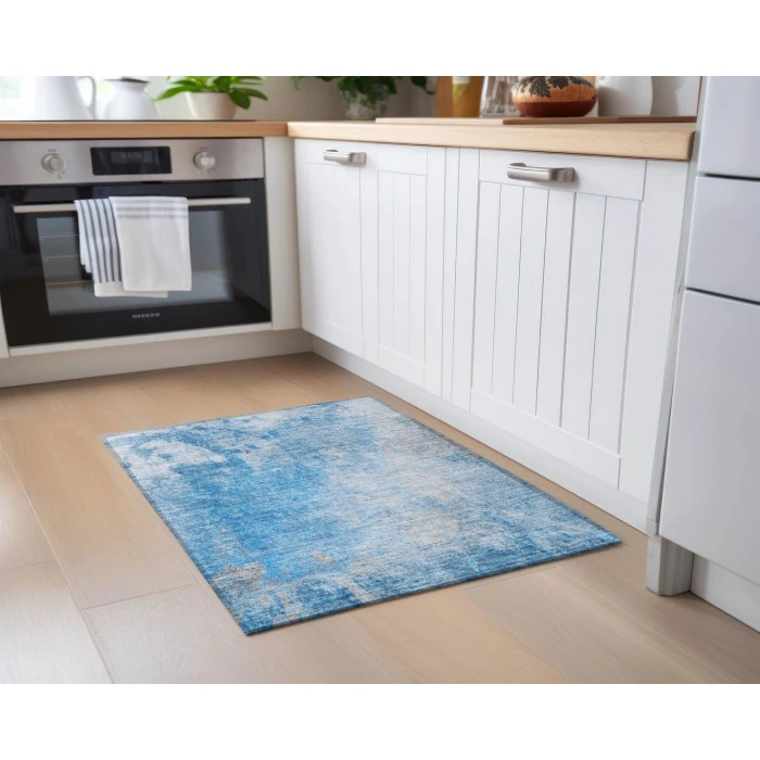 Chantille ACN562 Blue 1'8" x 2'6" Rug
