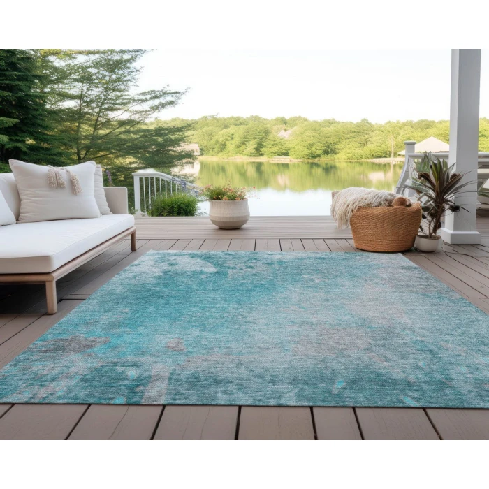 Chantille ACN562 Teal 2'6" x 3'10" Rug