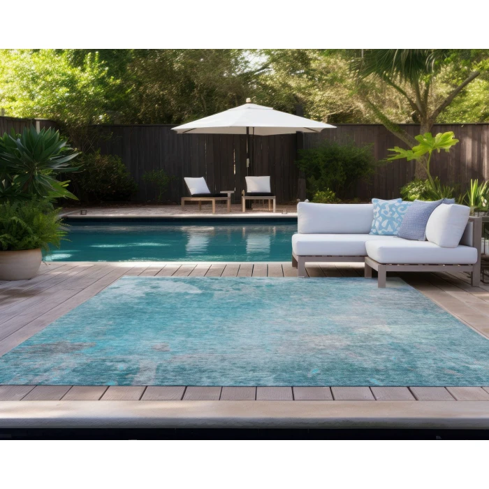 Chantille ACN562 Teal 2'6" x 3'10" Rug