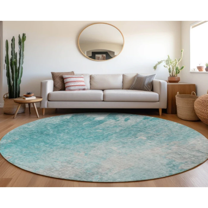 Chantille ACN562 Teal 8' x 8' Rug