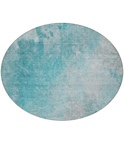 Addison Chantille ACN562 Teal 8 ft. x 8 ft. Round Rug