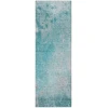 Addison Chantille ACN562 Teal 2 ft. 3 in. x 7 ft. 6 in. Runner Rug