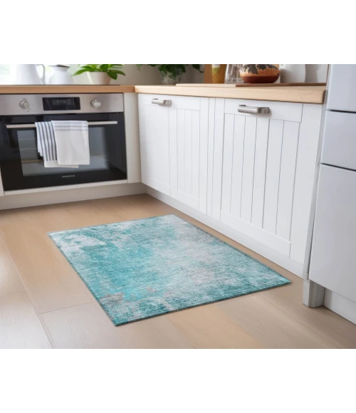 Chantille ACN562 Teal 1'8" x 2'6" Rug