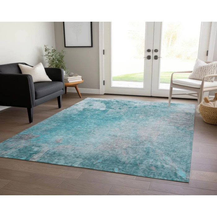 Chantille ACN562 Teal 2'6" x 3'10" Rug