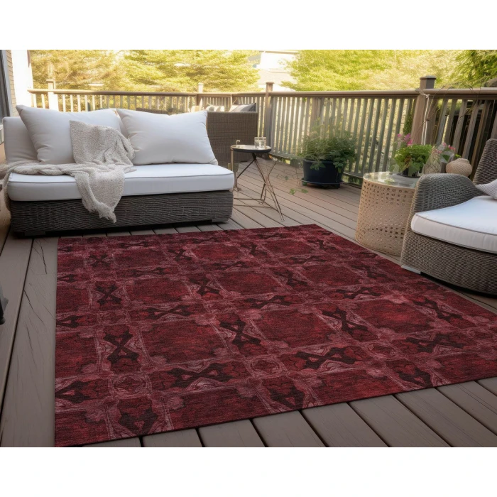 Chantille ACN564 Burgundy 2'6" x 3'10" Rug