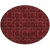 Addison Chantille ACN564 Burgundy 8 ft. x 8 ft. Round Rug