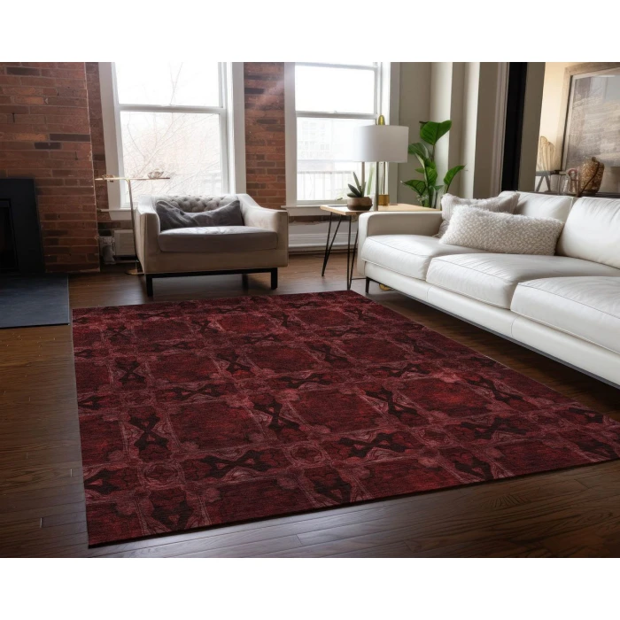 Chantille ACN564 Burgundy 2'6" x 3'10" Rug