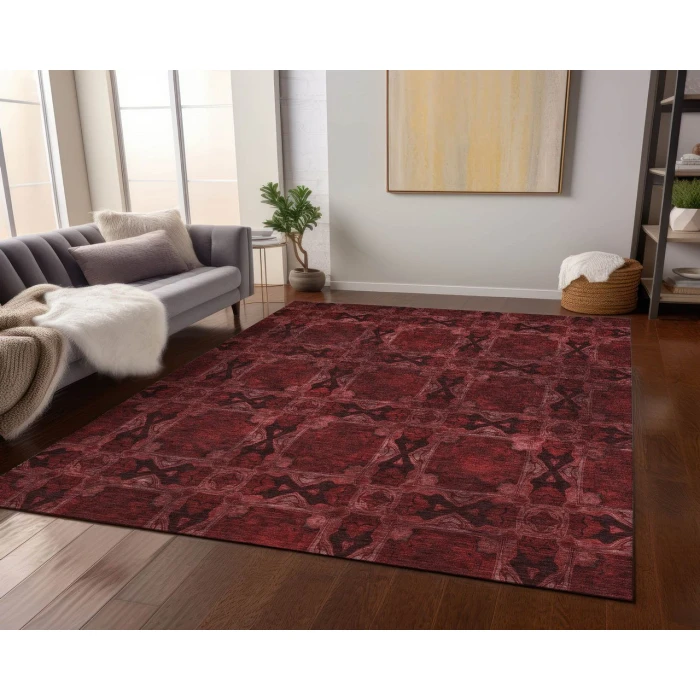 Chantille ACN564 Burgundy 2'6" x 3'10" Rug