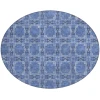 Addison Chantille ACN564 Denim 8 ft. x 8 ft. Round Rug