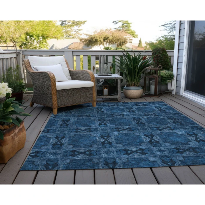 Chantille ACN564 Navy 3' x 5' Rug