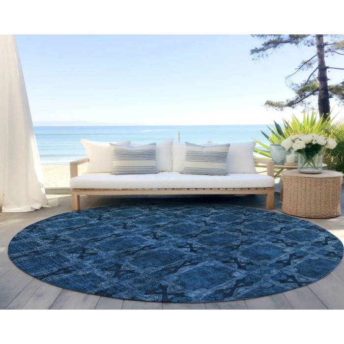 Chantille ACN564 Navy 8' x 8' Rug