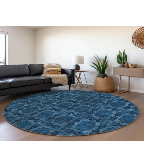 Chantille ACN564 Navy 8' x 8' Rug