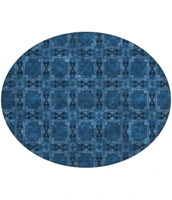 Addison Chantille ACN564 Navy 8 ft. x 8 ft. Round Rug